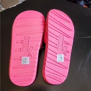 Pink Puma Slides